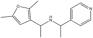 [1-(2,5-dimethylfuran-3-yl)ethyl][1-(pyridin-4-yl)ethyl]amine Structure