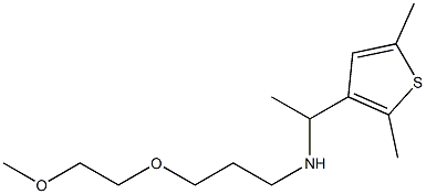 [1-(2,5-dimethylthiophen-3-yl)ethyl][3-(2-methoxyethoxy)propyl]amine|