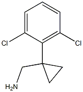 [1-(2,6-dichlorophenyl)cyclopropyl]methanamine Structure