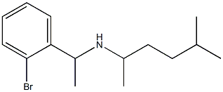 [1-(2-bromophenyl)ethyl](5-methylhexan-2-yl)amine Structure