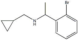 [1-(2-bromophenyl)ethyl](cyclopropylmethyl)amine Structure