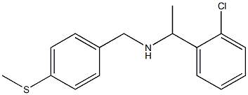 [1-(2-chlorophenyl)ethyl]({[4-(methylsulfanyl)phenyl]methyl})amine