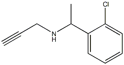 [1-(2-chlorophenyl)ethyl](prop-2-yn-1-yl)amine Struktur