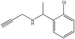 [1-(2-chlorophenyl)ethyl](prop-2-yn-1-yl)amine Structure