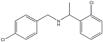 [1-(2-chlorophenyl)ethyl][(4-chlorophenyl)methyl]amine|