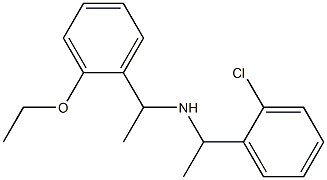  [1-(2-chlorophenyl)ethyl][1-(2-ethoxyphenyl)ethyl]amine
