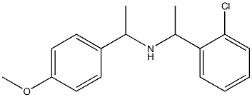 [1-(2-chlorophenyl)ethyl][1-(4-methoxyphenyl)ethyl]amine Structure