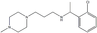 [1-(2-chlorophenyl)ethyl][3-(4-methylpiperazin-1-yl)propyl]amine Structure