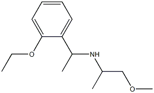 [1-(2-ethoxyphenyl)ethyl](1-methoxypropan-2-yl)amine 化学構造式