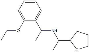 [1-(2-ethoxyphenyl)ethyl][1-(oxolan-2-yl)ethyl]amine Structure