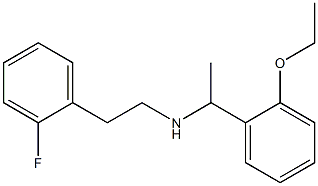 [1-(2-ethoxyphenyl)ethyl][2-(2-fluorophenyl)ethyl]amine Struktur