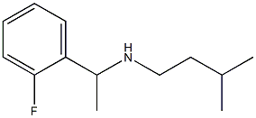 [1-(2-fluorophenyl)ethyl](3-methylbutyl)amine Struktur