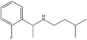 [1-(2-fluorophenyl)ethyl](3-methylbutyl)amine 化学構造式