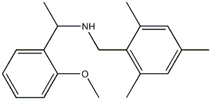 [1-(2-methoxyphenyl)ethyl][(2,4,6-trimethylphenyl)methyl]amine Struktur