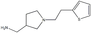 [1-(2-thien-2-ylethyl)pyrrolidin-3-yl]methylamine Structure