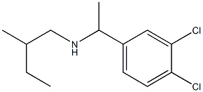 [1-(3,4-dichlorophenyl)ethyl](2-methylbutyl)amine 化学構造式