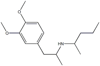 [1-(3,4-dimethoxyphenyl)propan-2-yl](pentan-2-yl)amine Structure
