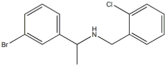 [1-(3-bromophenyl)ethyl][(2-chlorophenyl)methyl]amine 化学構造式