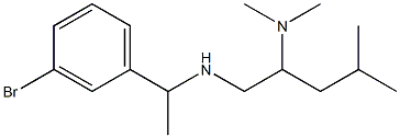 [1-(3-bromophenyl)ethyl][2-(dimethylamino)-4-methylpentyl]amine Structure
