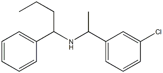 [1-(3-chlorophenyl)ethyl](1-phenylbutyl)amine|