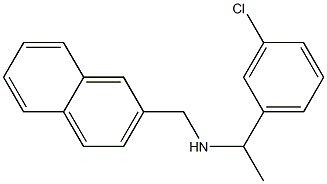 [1-(3-chlorophenyl)ethyl](naphthalen-2-ylmethyl)amine