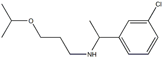 [1-(3-chlorophenyl)ethyl][3-(propan-2-yloxy)propyl]amine