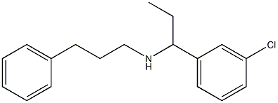 [1-(3-chlorophenyl)propyl](3-phenylpropyl)amine