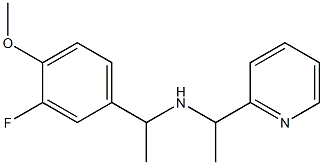 [1-(3-fluoro-4-methoxyphenyl)ethyl][1-(pyridin-2-yl)ethyl]amine