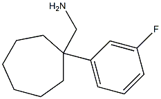 [1-(3-fluorophenyl)cycloheptyl]methanamine