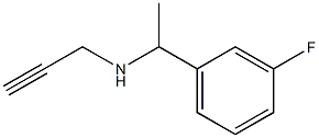 [1-(3-fluorophenyl)ethyl](prop-2-yn-1-yl)amine|