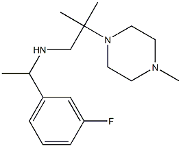 [1-(3-fluorophenyl)ethyl][2-methyl-2-(4-methylpiperazin-1-yl)propyl]amine