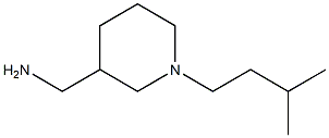 [1-(3-methylbutyl)piperidin-3-yl]methanamine,,结构式