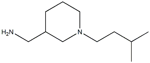 [1-(3-methylbutyl)piperidin-3-yl]methanamine Structure