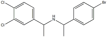 [1-(4-bromophenyl)ethyl][1-(3,4-dichlorophenyl)ethyl]amine