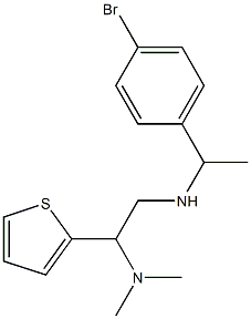 [1-(4-bromophenyl)ethyl][2-(dimethylamino)-2-(thiophen-2-yl)ethyl]amine
