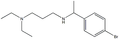 [1-(4-bromophenyl)ethyl][3-(diethylamino)propyl]amine 结构式