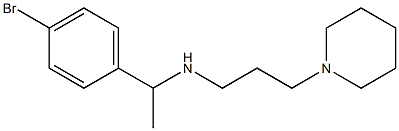 [1-(4-bromophenyl)ethyl][3-(piperidin-1-yl)propyl]amine