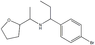 [1-(4-bromophenyl)propyl][1-(oxolan-2-yl)ethyl]amine