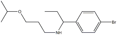 [1-(4-bromophenyl)propyl][3-(propan-2-yloxy)propyl]amine