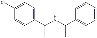 [1-(4-chlorophenyl)ethyl](1-phenylethyl)amine Structure