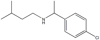 [1-(4-chlorophenyl)ethyl](3-methylbutyl)amine Struktur