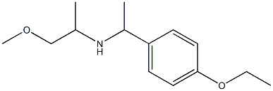 [1-(4-ethoxyphenyl)ethyl](1-methoxypropan-2-yl)amine Struktur