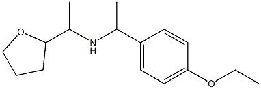 [1-(4-ethoxyphenyl)ethyl][1-(oxolan-2-yl)ethyl]amine 化学構造式