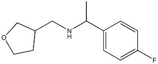 [1-(4-fluorophenyl)ethyl](oxolan-3-ylmethyl)amine Struktur