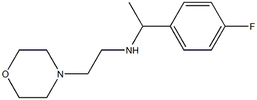 [1-(4-fluorophenyl)ethyl][2-(morpholin-4-yl)ethyl]amine|