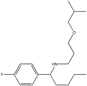 [1-(4-fluorophenyl)pentyl][3-(2-methylpropoxy)propyl]amine