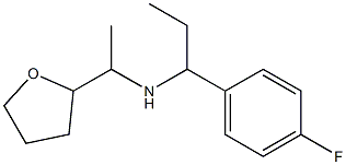 [1-(4-fluorophenyl)propyl][1-(oxolan-2-yl)ethyl]amine Structure