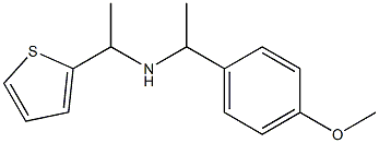 [1-(4-methoxyphenyl)ethyl][1-(thiophen-2-yl)ethyl]amine|