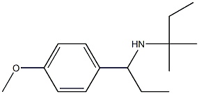 [1-(4-methoxyphenyl)propyl](2-methylbutan-2-yl)amine Struktur