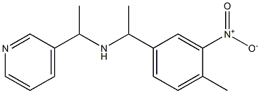 [1-(4-methyl-3-nitrophenyl)ethyl][1-(pyridin-3-yl)ethyl]amine|